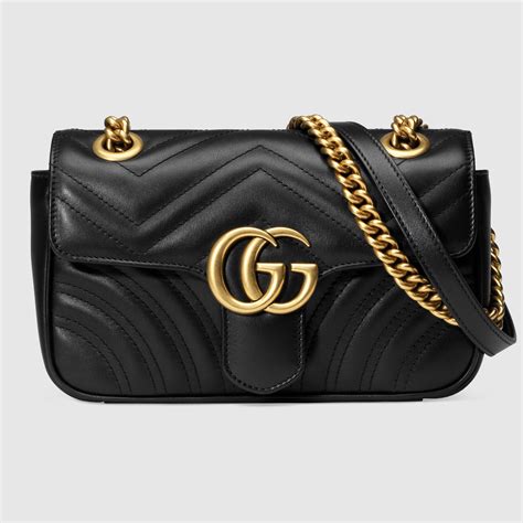 gucci mini borsa gg marmont in pelle matelasse|gucci marmont mini bag price.